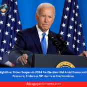 Nightline: Biden Suspends 2024 Re-Election Bid Amid Democratic Pressure; Endorses VP Harris as the Nominee.