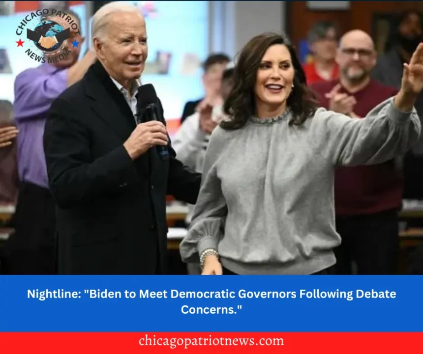 Nightline: "Biden to Meet Democratic Governors Following Debate Concerns."