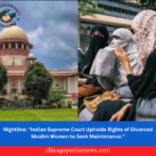 Nightline: "Indian Supreme Court Upholds Rights of Divorced Muslim Women to Seek Maintenance."