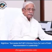 Nightline: "Karnataka BJP MP Criticizes Party for Lack of Dalit Representation in Leadership."