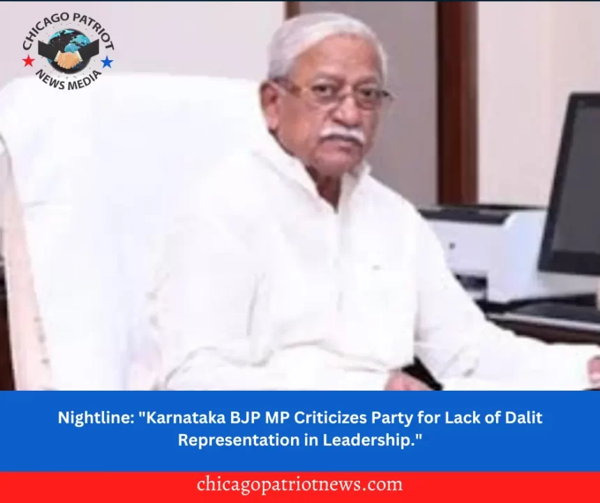 Nightline: "Karnataka BJP MP Criticizes Party for Lack of Dalit Representation in Leadership."