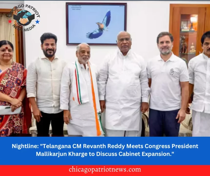 Nightline: "Telangana CM Revanth Reddy Meets Congress President Mallikarjun Kharge to Discuss Cabinet Expansion."