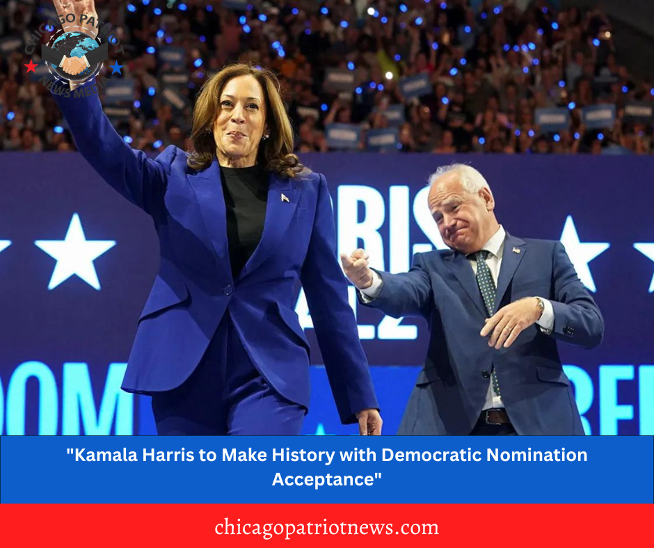 "Kamala Harris to Make History with Democratic Nomination Acceptance"