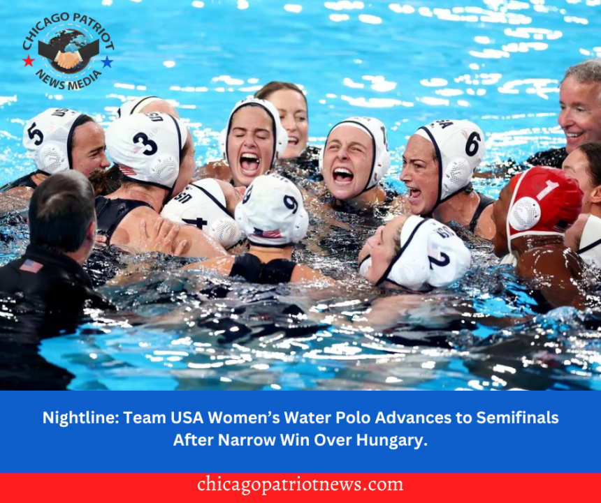 Nightline: Team USA Women’s Water Polo Advances to Semifinals After Narrow Win Over Hungary.