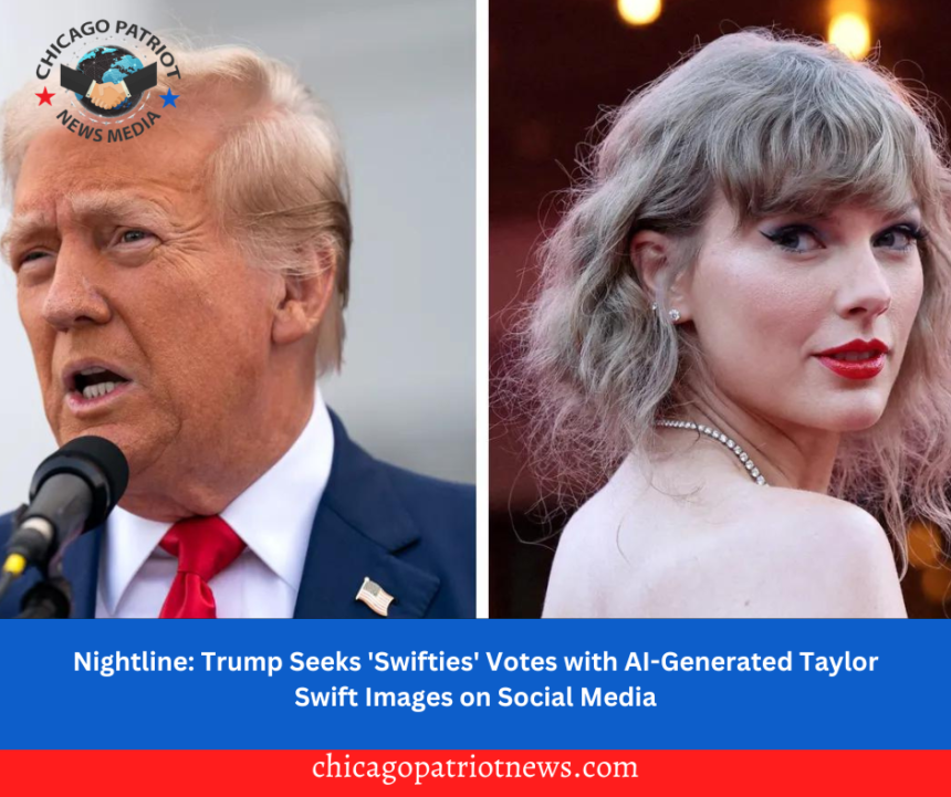 Nightline: Trump Seeks 'Swifties' Votes with AI-Generated Taylor Swift Images on Social Media