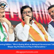 Morning Edition: "Who's Eyeing What as Mahayuti Government Takes Shape: Key Portfolios in Play in Maharashtra."