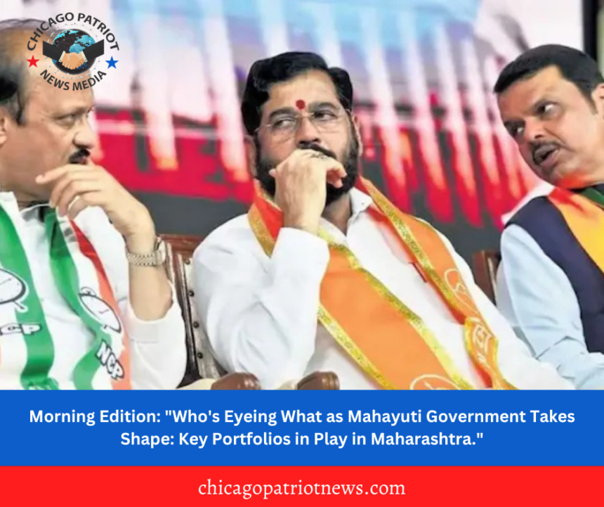 Morning Edition: "Who's Eyeing What as Mahayuti Government Takes Shape: Key Portfolios in Play in Maharashtra."