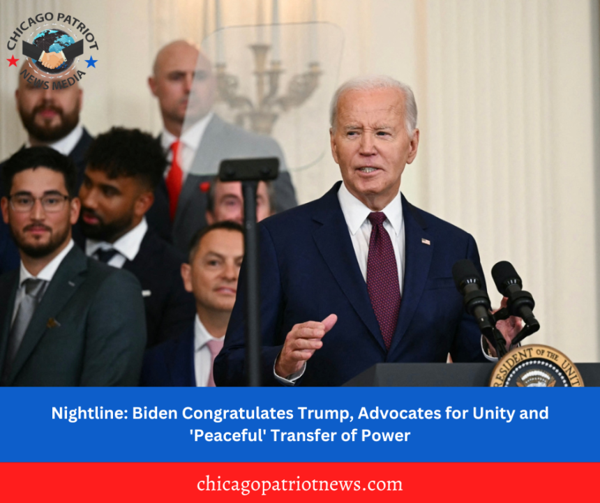 Nightline: Biden Congratulates Trump, Advocates for Unity and 'Peaceful' Transfer of Power