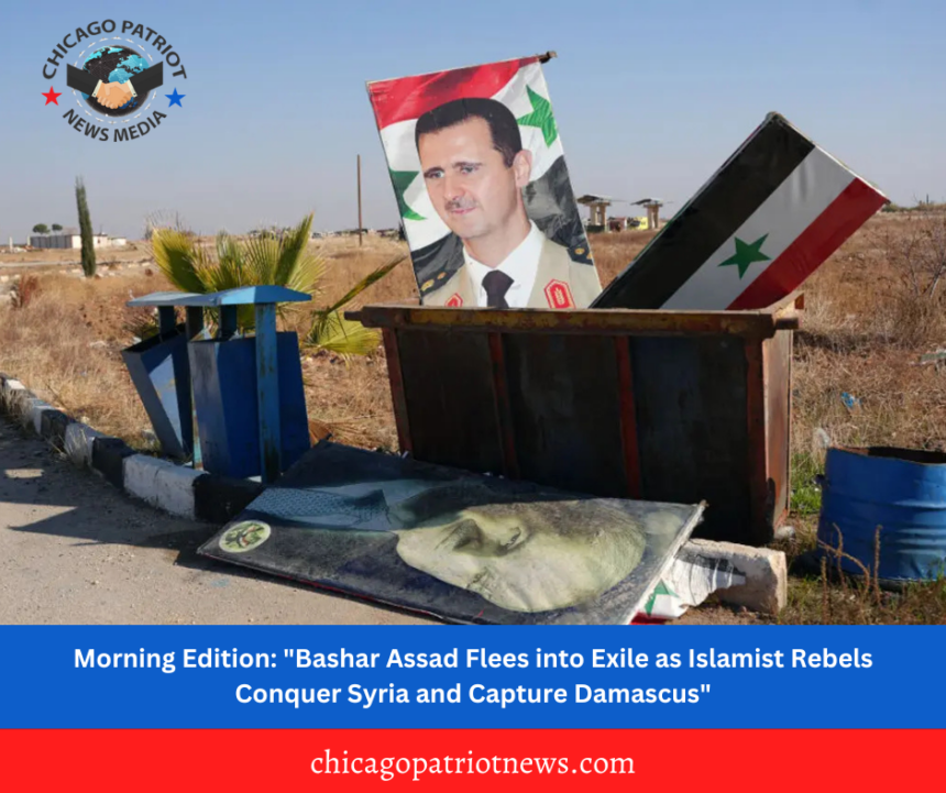 Morning Edition: "Bashar Assad Flees into Exile as Islamist Rebels Conquer Syria and Capture Damascus"