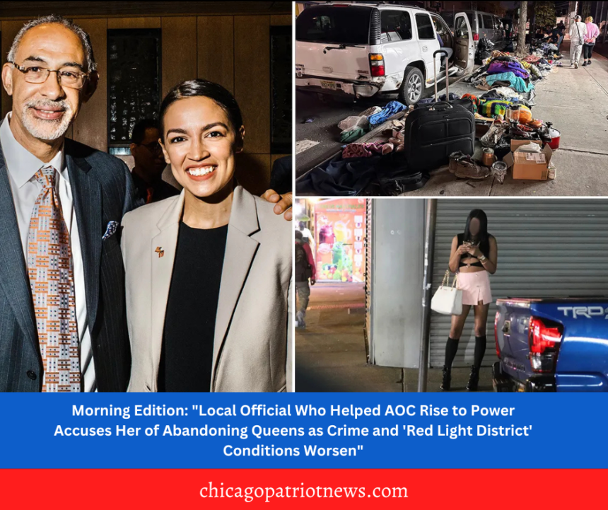 Morning Edition: "Local Official Who Helped AOC Rise to Power Accuses Her of Abandoning Queens as Crime and 'Red Light District' Conditions Worsen"