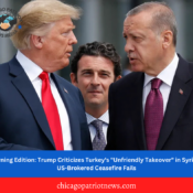 Morning Edition: Trump Criticizes Turkey's "Unfriendly Takeover" in Syria as US-Brokered Ceasefire Fails