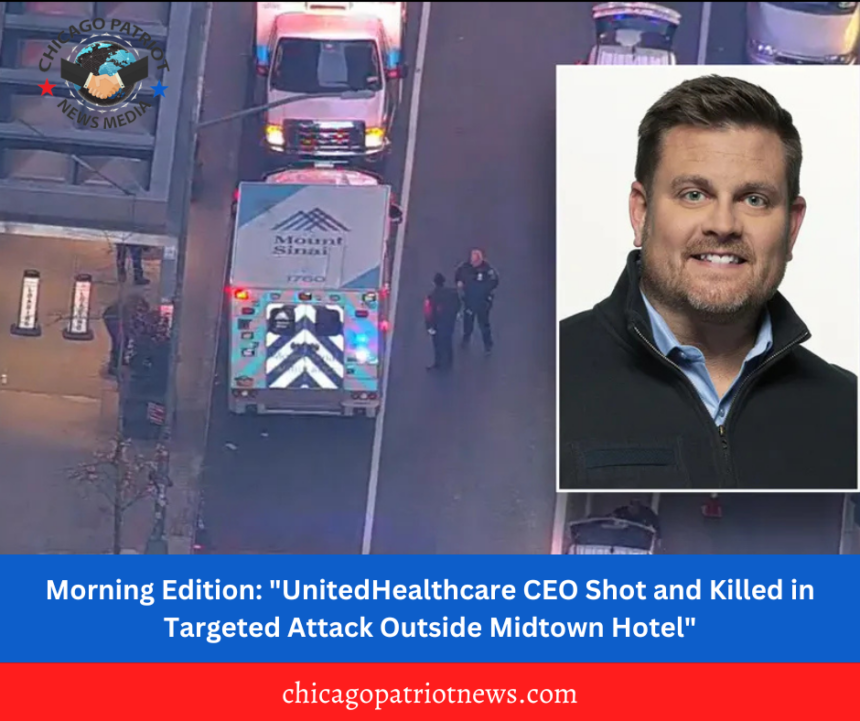 Morning Edition: "UnitedHealthcare CEO Shot and Killed in Targeted Attack Outside Midtown Hotel"