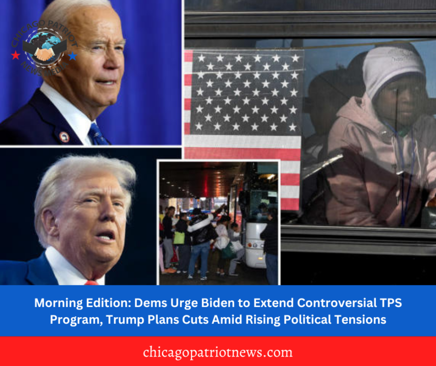 Morning Edition: Dems Urge Biden to Extend Controversial TPS Program, Trump Plans Cuts Amid Rising Political Tensions