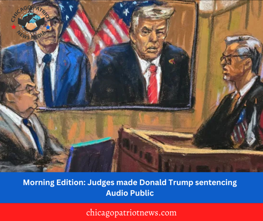 Morning Edition: Judges made Donald Trump sentencing audio Public