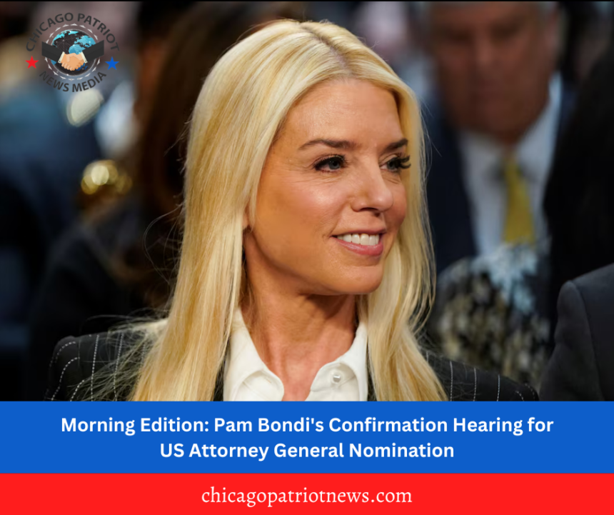 Morning Edition: Pam Bondi's Confirmation Hearing for US Attorney General Nomination