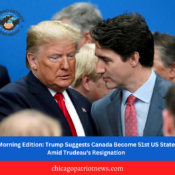 Morning Edition: Trump Suggests Canada Become 51st US State Amid Trudeau's Resignation