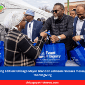 Morning Edition Chicago Mayor Brandon Johnson releases message for Thanksgiving