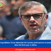 Omar Abdullah CM Jammu and Kashmir is under fire after his first year in office