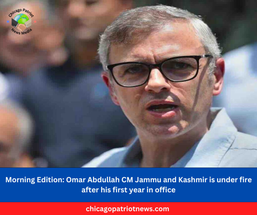 Omar Abdullah CM Jammu and Kashmir is under fire after his first year in office