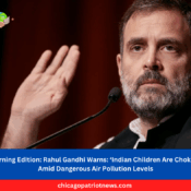 Rahul Gandhi Warns ‘Indian Children Are Choking’ Amid Dangerous Air Pollution Levels