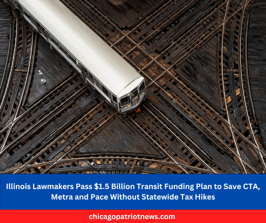 A Chicago Transit Authority L train in the Loop neighborhood of Chicago, Illinois.Photographer: Al Drago/Bloomberg