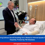 Bondi Shooting Hero Ahmed al-Ahmed Speaks from Hospital, Praised by PM Albanese.