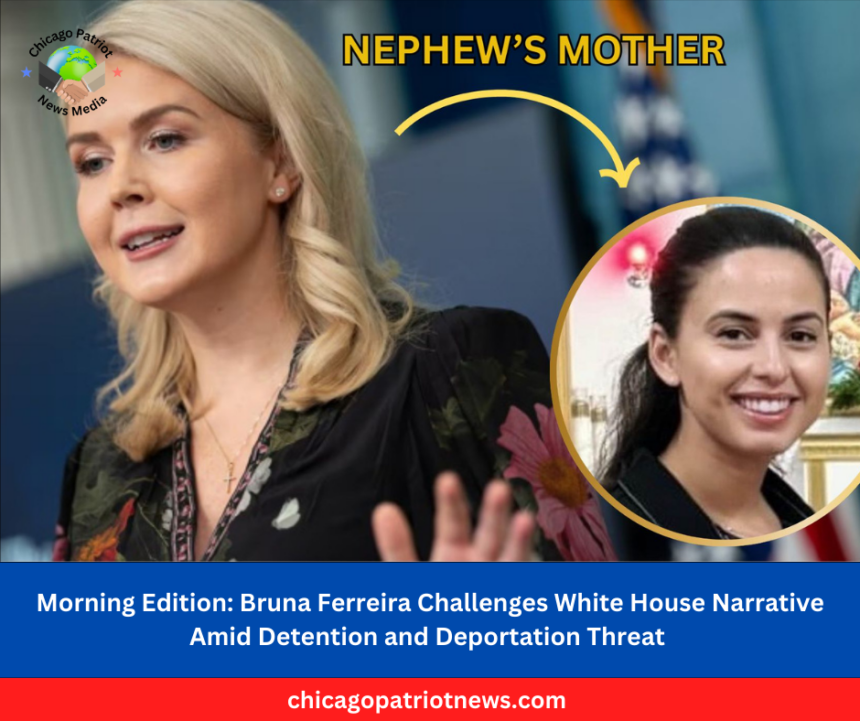 Bruna Ferreira Challenges White House Narrative Amid Detention and Deportation Threat.