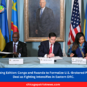 Congo and Rwanda to Formalize U.S.-Brokered Peace Deal as Fighting Intensifies in Eastern DRC.