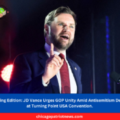 JD Vance Urges GOP Unity Amid Antisemitism Debate at Turning Point USA Convention.