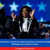 Jasmine Crockett Launches U.S. Senate Campaign to Challenge John Cornyn in Texas.