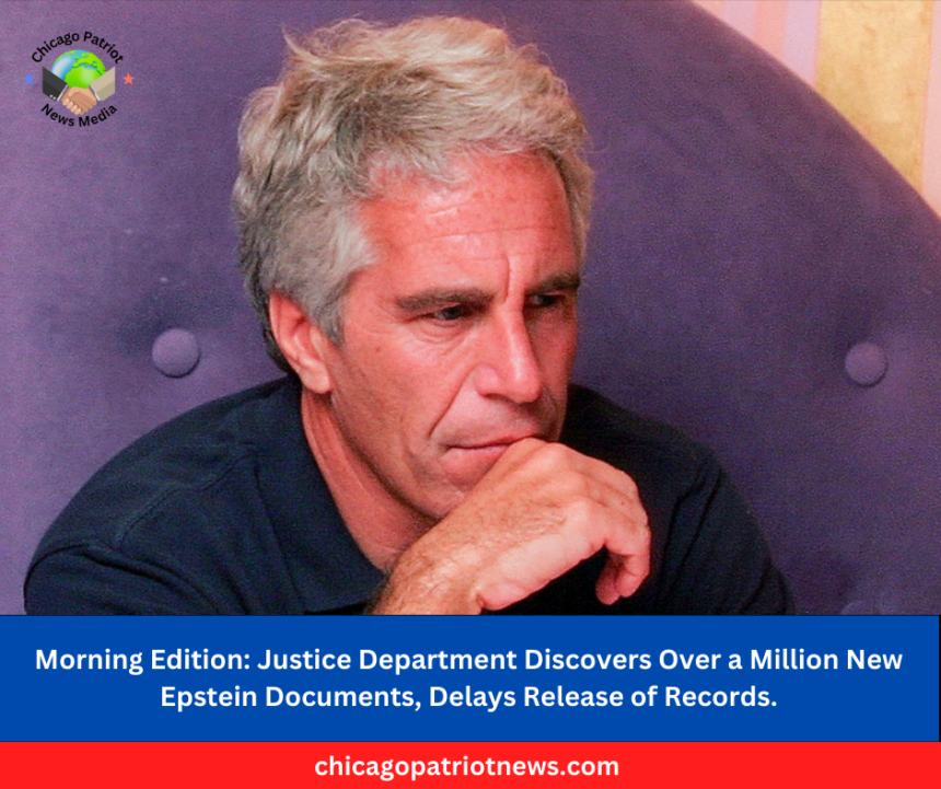 Justice Department Discovers Over a Million New Epstein Documents, Delays Release of Records.