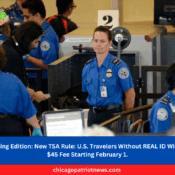 Morning Edition New TSA Rule U.S. Travelers Without REAL ID Will Pay $45 Fee Starting February 1.