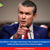 Morning Edition Pentagon Watchdog Finds Hegseth Endangered Troop Safety by Sharing Sensitive Data on Signal.