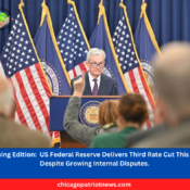 US Federal Reserve Delivers Third Rate Cut This Year Despite Growing Internal Disputes.
