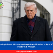 US Launches Large-Scale Airstrikes in Syria After Deadly ISIS Ambush.