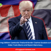Cambodia–Thailand Border Clashes Escalate as Both Sides Trade Blame and Reject Diplomacy.