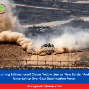 Israel Claims Yellow Line as ‘New Border’ Amid Uncertainty Over Gaza Stabilisation Force.