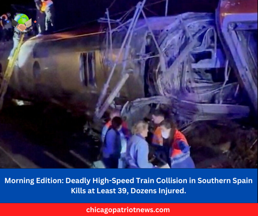 Deadly High-Speed Train Collision in Southern Spain Kills at Least 39, Dozens Injured.