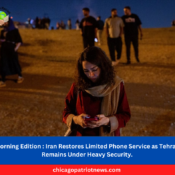 Iran Restores Limited Phone Service as Tehran Remains Under Heavy Security.