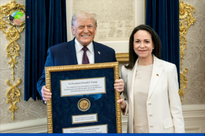 Machado Gifts Trump Her Nobel Peace Prize Medal in Symbolic White House Gesture.