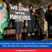 Minnesota Prosecutors Move to Preserve Evidence After FBI Takes Over ICE Agent Shooting Investigation.