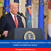 Trump Administration Restores $2 Billion in Mental Health and Addiction Grants.