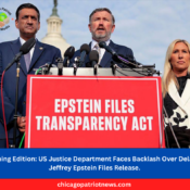 US Justice Department Faces Backlash Over Delayed Jeffrey Epstein Files Release.